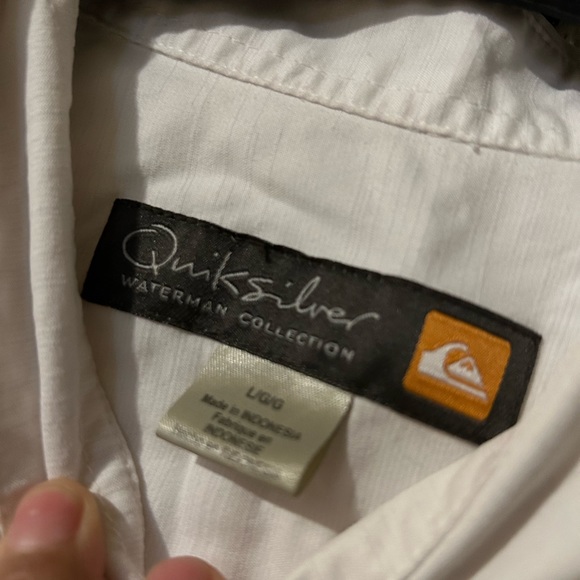 Quik Silver Dress-shirt - Large - White - Picture 5 of 5